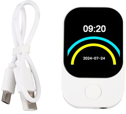 Topiky MP3 Player with Bluetooth and Touchscreen, Portable HiFi Music Player with Speaker Lossless Sound with FM Radio, Electronic Book Function, Sports (64G Small Memory Card)