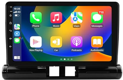 Android 14 9-Zoll-Autoradio für Citroen C3/C3 aircross 2017-2023 für Citroen C4 /C4 aircross (Brazil) 2017-2023 unterstützt kabelloses Carplay/Android Auto, Lenkradsteuerung, WLAN/4G, FM 4-Kern 2G