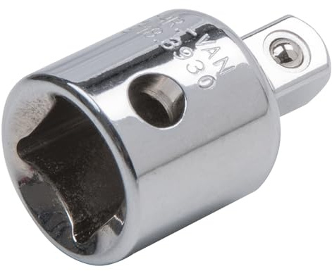 KS Tools 918.3930 3/8 CHROMEplus Reduzieradapter, 3/8F x 1/4M