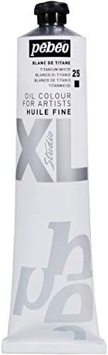 2 x 200 ml – pintura de l & # 39; Aceite blanco titanio – XL Studio Pébéo