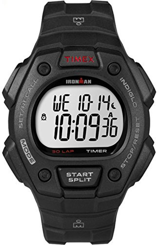 Timex Men's Ironman Classic 30 Black Resin Strap Watch T5K822