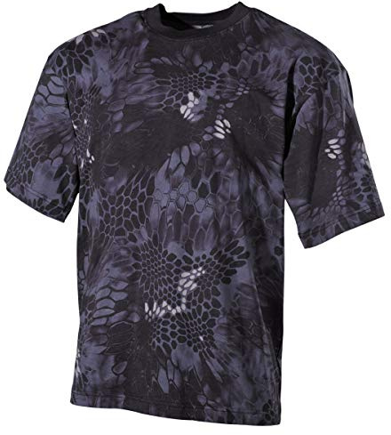 MFH Men's T-Shirt Snake Black Size L