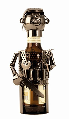 Bière Moderne Bouteille Porte Bouteille Stand mécanicien de métal Hauteur 25 cm