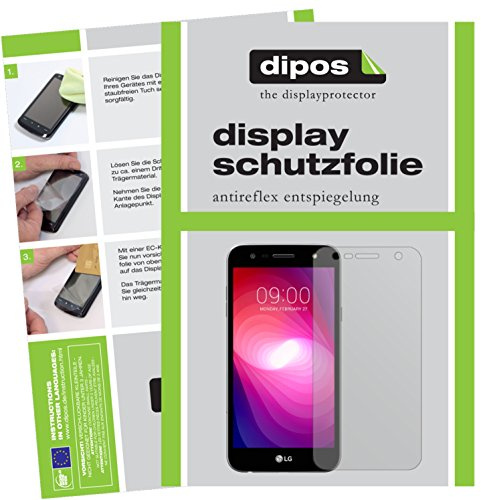 dipos I 6x Screen Protector matte compatible with LG X Power 2 Protection Films
