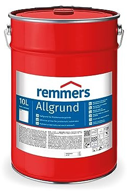 Remmers Allgrund weiß, 10 Liter, Haftgrund für Metall, Kunststoff, Holz, mit Rostschutz und Isoliergrund, innen und außen, Made in Germany