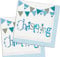 Boy'S Blue Baby Bunting Christening Party Plates Cups Napkins Tableware Listing