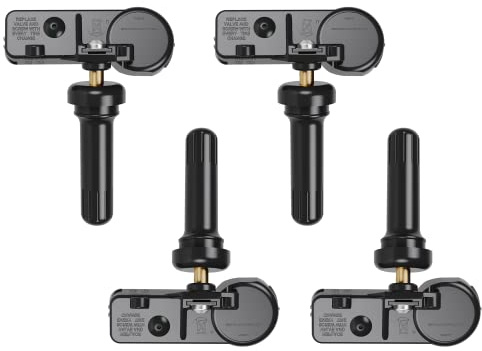 TPMS Sensor,GM 315Mhz Tire Pressure Monitoring Sensor Compatible for Chevy Silverado GMC Cadillac Buick Pontiac Saturn Hummber Saab Replace#13598771 13598772 13586335 13581558 4 Pack