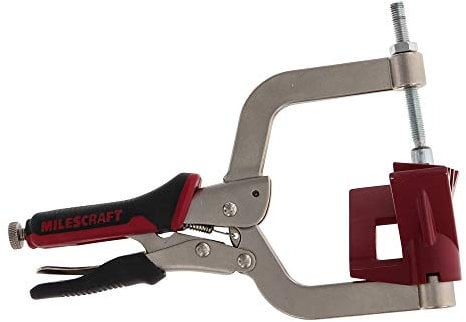 Milescraft 4005 90 Degree Corner Clamp – Adjustable Right Angle Clamp for Woodworking, Pocket Hole Joinery, Welding, Positioning and More