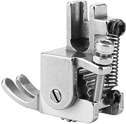 Einstellbare Roller Nähfuß Rollsaum Nähfuß Nähmaschine Nähfuß für dickes Stoffgewebe aus Leder, Falten und Rüschen-Sewing & Crafts(#2)