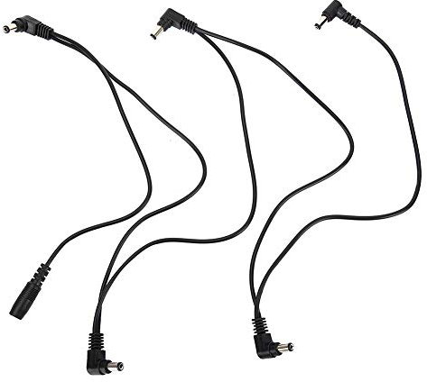 Gitarren-Stromkabel, 5 Wege 17cm Elektrode Daisy Chain Cable for Guitar Effects Power Adapter Splitter