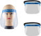 2 Stück Gesichtsschutzschild Schutzvisier Face Shield Visier Augenschutz Gesichtsschutz Schutzschild Gesichtsvisier