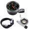 VIFER Fahrradcomputer Kilometerzähler, Mechanischer Tachometer Fahrradtacho Roter Zeiger 0-60 km/h Fahrrad Kilometerzähler