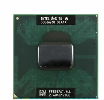 Cenei Core 2 Duo T9500 CPU SLAQH SLAYX 2.6 GHz CPU Double Cœur Double Thread 6M 35W Socket P pour Ordinateur Portable D'Occasion