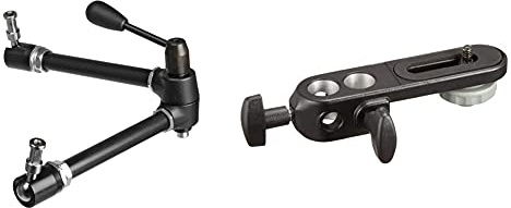 Manfrotto Magic Arm & 143BKT Camera/Umbrella Bracket, Black