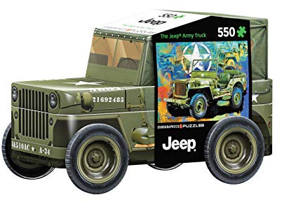 Armee Jeep Puzzledose 550 Teile