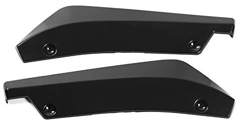 Yosoo Health Gear Rear Bumper Lip Splitter, Rear Bumper Diffuser, Universal Car Side Skirt Lip Splitter Canard Protector, 1 Pair(Black)