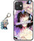 Staremeplz Compatible with iPhone 12 Mini Case Anime Design [With Figure Keychain], Soft Silicone Flexible TPU Animation Phone Case for iPhone 12 Mini