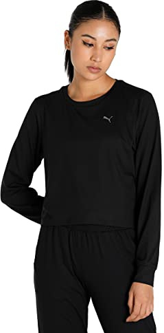 PUMA Damen Studio Yogini Trend Sweatshirt T-Shirt