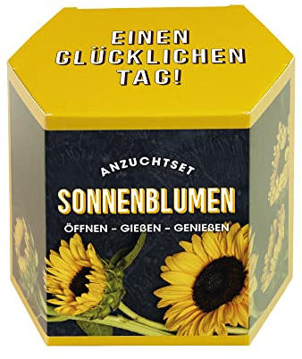 ANZUCHTSET SONNENBLUMEN: Einen glücklichen Tag!