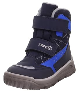 Superfit Jungen Mars Warm foret Gore-tex Schneestiefel, Blau Hellgrau 8000, 33 EU