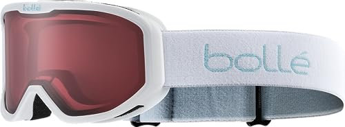 gs1 france Bollé INUK – Ski-Maske für Kinder – Matt Weiß – Vermillon-Bildschirm Kat. 2 – Vielseitig, Flow-Tech-Belüftung, Antibeschlag, Schaumstoffkomfort