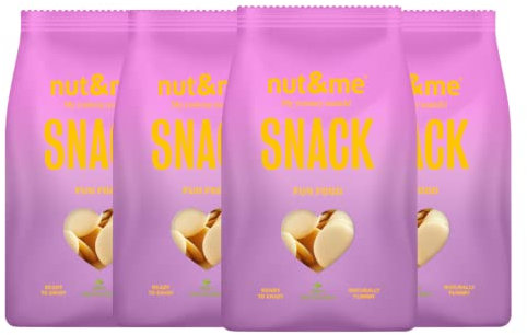 Pépites de chocolat blanc KETO 1 kg nut&me | Végétarien | Sans gluten | Sans sucres ajoutés | Sans OGM | Pack 4 x 250 gr