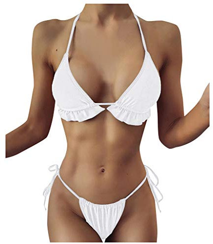 Badeanzug Farbe Sets sexy Größe Beachwear solide Zwei Frauen Bikini Plus Piece Swimwears Tankinis Set Herrenhemd Business Triangel Bikini Damen Super Push Up Bikini Damen Bikini Set