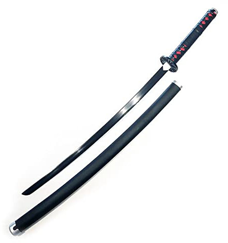 Katana Tanjiro Kamado - Schwarze Nichirin Klinge Anime Schwert Manga Cosplay