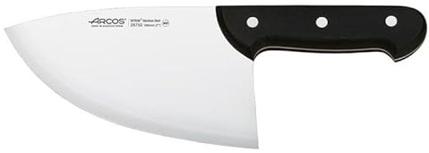 Arcos Serie Universal - Filetera Cuchillo Carnicero - Hoja de Acero Inoxidable NITRUM 180 mm - Mango de Polioximetileno (POM) Color Negro