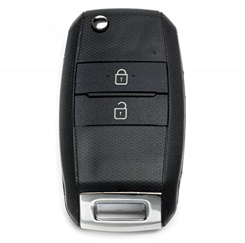 AWPARTS - Autoschlüssel-gehäuse - Funkschlüssel-Gehäuse - KFZ Fernbedienung Gehäuse Kfz-Schlüssel-Gehäuse kompatibel mit Kia Sportage Ceed Soul Rio