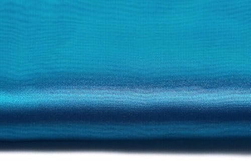 Satin Stoff Meterware am Stück - 150 cm Breite - Türkis