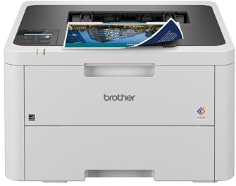 Brother Color Laser Printer with Wireless Printing Fast 19 PPM Output, Duplex Feature, Mobile Device Compatible, 250-Sheet Paper Tray for Professional Home Office Printing (HL-L3220CDW)