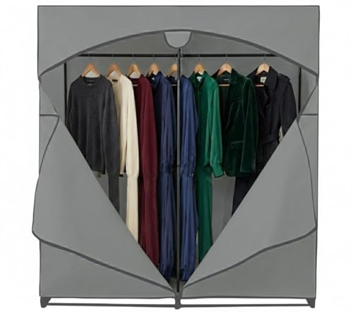HOLDN’ STORAGE Portable Wardrobe Closet, 65 LBs Large Capacity