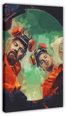 Bild Breaking Bad Walter White Poster (4) Leinwand Poster Schlafzimmer Dekor Sport Landschaft Büro Zimmer Dekor Geschenk Rahmenstil 60 x 90 cm