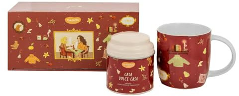 Neavita Cofanetto Rosso Coccole di Tè con Infuso Casa Dolce Casa e Tazza