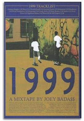 Krem Joey Badass Poster, Wandkunst, Leinwand, Geschenk für Freund, Schlafzimmer, Wohnzimmer, Dekoration, modern, ästhetisch, 30 x 45 cm, ungerahmt