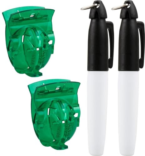 Vanyibro 4PCS Golf Ball Markers and Alignment Kit,Improve Your Putting and Alignment,Achieve Perfect Alignment on with Golf Ball Alignment Tool