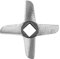 Shaped Steel Meat Grinder Replacement Blade, 5 Different Blades, for Homemade Sausages, Compatible with All Plastic Grinders (22)