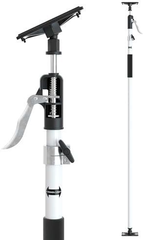 2x MULTISPANN® Montagestütze 171-400cm - Max. 80kg - Made in Germany - Deckenstütze, Einhandstütze und Baustütze mit innovativem 3-Spannsystem - Für Handwerk und Industrie - MS-MS80-400