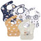 Soarwg Kids Baby Lätzchen mit Auffangschale Set 5 Stk Kleinkind Fütterlätzchen mit Auffangschale, Klettverschluss Superleicht Wasserdicht Waschbar Schmutzabweisend 002