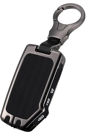 Sucxyor Kompatibel mit Kia Schlüsselhülle Sportage R GT Stinger GT Sorento Ceed CD Cerato Forte Soul NIRO 2018-2021 Zinklegierung Autoschlüssel Hülle Schlüssel Cover Schutzhülle mit Schlüsselanhänger