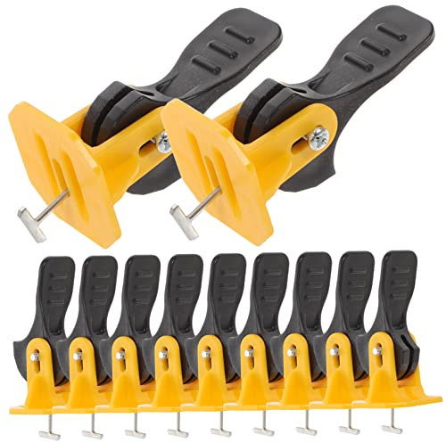 jojofuny Fliesen-nivellierklammern Und Bodennivellierer 50-teiliges Nivellierkarten-set Zum Fliesenlegen Einfaches Estrichlegen