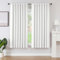 Joydeco Vorhänge mit Verdeckten Schlaufen 2er Set,H 245 x B 140 Bleiche Verdunkelung Blickdicht Lang Vorhang lärmschutz Stangendurchzug Gardinen Blackout Curtains Schlafzimmer Wohnzimmer