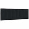 vidaXL Kopfteil-Kissen Hanko Schwarz 120 cm Stoff, Kopfteilkissen, Kopfkissen, Lesekissen, Kopfteilpolster, Rückenkissen, Kissen-Kopfteil, Kopfteil Polster