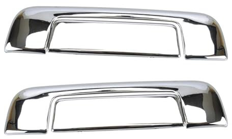 Für E36 E34 E32 Z3 Roadster 2-Türer Silber Kunststoff 1 Set Auto Außentür Links Rechts Griff Trim Abdeckung Dekor AutoTürgriff Außentürgriff Abdeckung