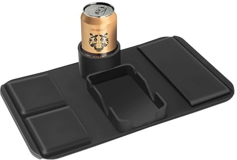 Portavasos De Silicona para Sofá - Bandeja Estable para Reposabrazos De Sofá, Soporte Flexible para Bebidas | Soporte De Silicona Antideslizante para Tazas, Botellas, Accesorios para Sofá A Prueba De