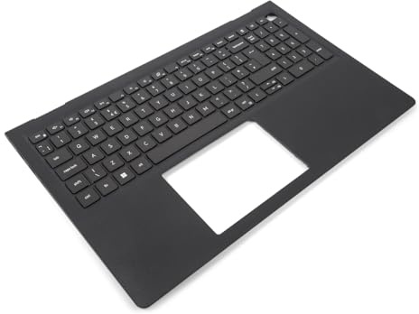Dell Vostro 15-3510/3250/3530-Series USB-C Palmrest & UK ENGLISH Keyboard - 0FRWXR (GJ7GD) Black