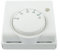 Mechanical Room Thermostat, for Floor Heating Central Air Conditioning Temperature Controller, with On/Off Switch 10-30°C Range