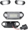 XEDLAMP 1 Pair LED Car License Number Plate Light Lamp Bulbs Auto Illumination Licence Plate Parts, for VW, for Golf, MK3, for Skoda, for Octavia, I LED Rear Taillight Number Plate Light