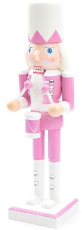 Asukohu Figura de soldado cascanueces de 50 cm, adorno resistente y colorido para decoraciones de temporada